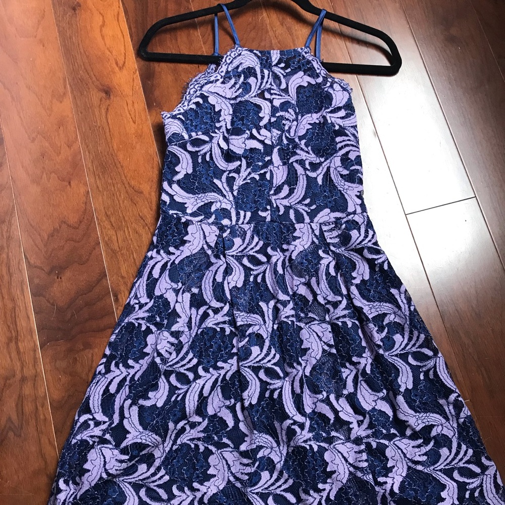 Francesca’s Blue and Purple Dress